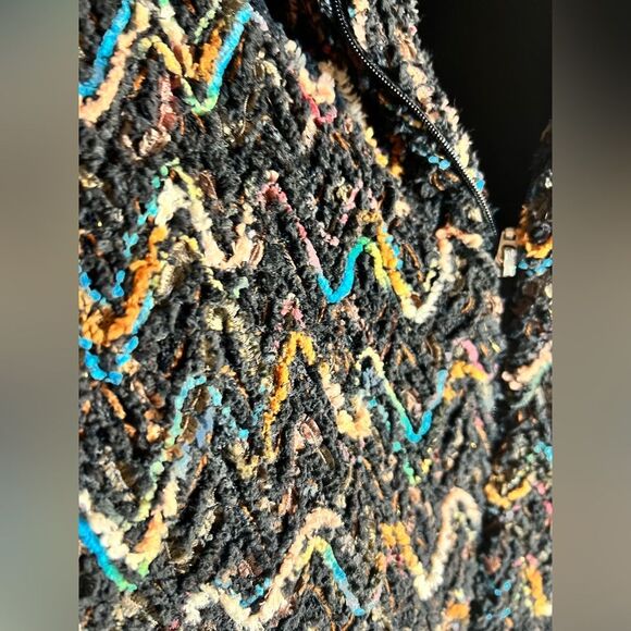 Coldwater Creek Multicolor Chevron Vest - Picture 2 of 5